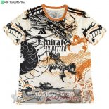 Thailandia speciale Maglia Calcio Real Madrid 2025 2026 Nero Arancione Bianco Thailandia speciale Maglia Calcio Real Madrid 2025 2026 Nero Arancione Bianco