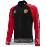 Lunga Zip Giacca Manchester United 2025 2026 Nero I Rosso Lunga Zip Giacca Manchester United 2025 2026 Nero I Rosso
