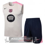 Set Completo Maglia Formazione Senza Maniche Barcelona 2025 2026 Giallo Rosa Set Completo Maglia Formazione Senza Maniche Barcelona 2025 2026 Giallo Rosa