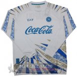 Maglia Manica lunga Napoli Speciale 2025 2026 Bianco Blu Maglia Manica lunga Napoli Speciale 2025 2026 Bianco Blu