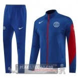 Set Completo Lunga Zip Giacca Paris Saint Germain 2025 2026 Blu Rosso Set Completo Lunga Zip Giacca Paris Saint Germain 2025 2026 Blu Rosso