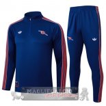 Set Completo Felpa Allenamento Formazione Arsenal 2025 2026 Blu Navy Rosso Set Completo Felpa Allenamento Formazione Arsenal 2025 2026 Blu Navy Rosso