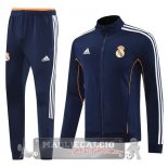 Set Completo Lunga Zip Giacca Real Madrid 2025 2026 Blu Navy Set Completo Lunga Zip Giacca Real Madrid 2025 2026 Blu Navy