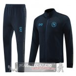 Set Completo Ropa Deportiva Con Cremallera Larga Napoli 2024 2025 Blu Marino Set Completo Ropa Deportiva Con Cremallera Larga Napoli 2024 2025 Blu Marino