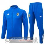 Set Completo Lunga Zip Giacca Real Madrid 2025 2026 Blu Bianco Set Completo Lunga Zip Giacca Real Madrid 2025 2026 Blu Bianco