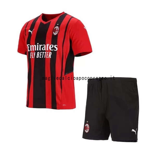 Prima Conjunto De Bambino AC Milan 2021 2022 Rosso