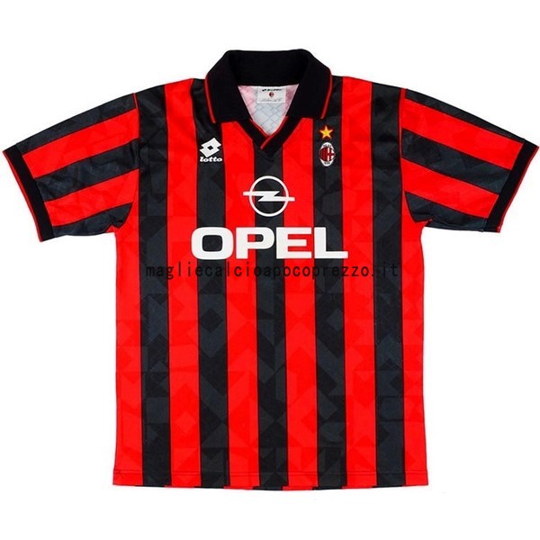 Prima Maglia AC Milan Retro 1995 1996 Rosso