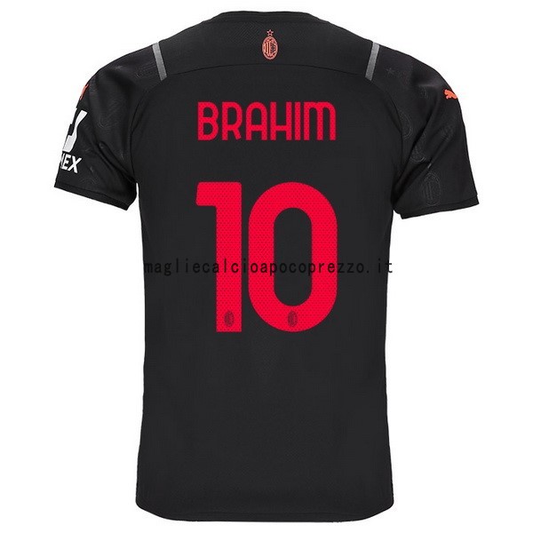 NO.10 Brahim Terza Maglia AC Milan 2021 2022 Nero