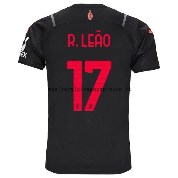 NO.17 R.Leao Terza Maglia AC Milan 2021 2022 Nero