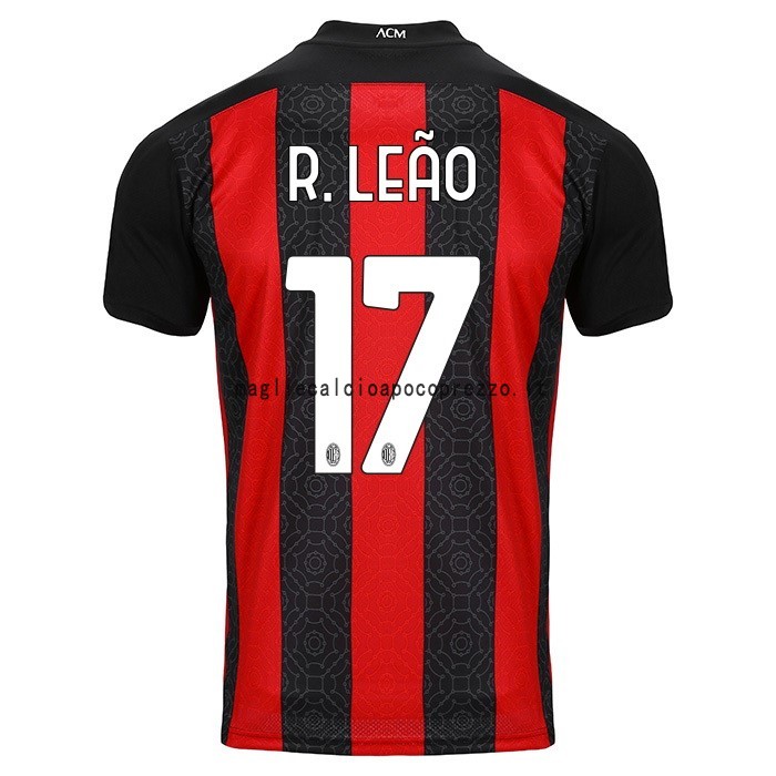 NO.17 R.Leao Prima Maglia AC Milan 2020 2021 Rosso