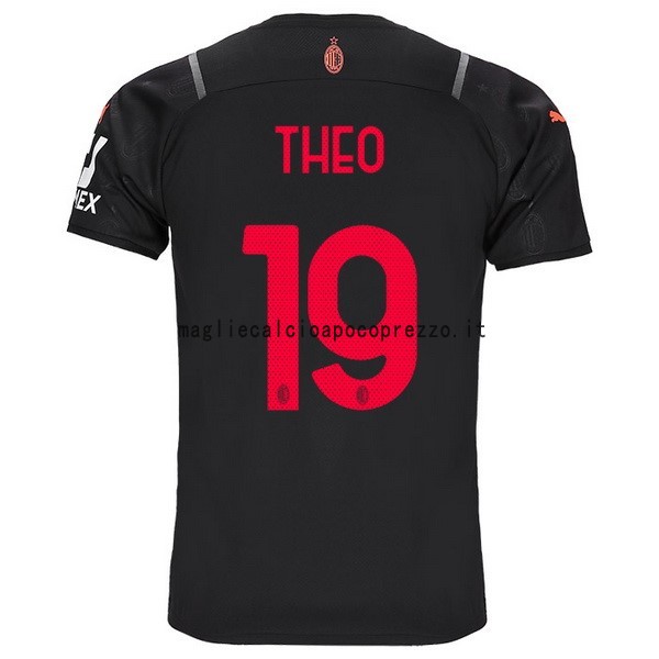 NO.19 Theo Terza Maglia AC Milan 2021 2022 Nero