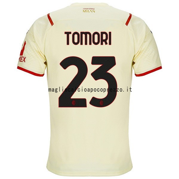 NO.23 Tomori Seconda Maglia AC Milan 2021 2022 Giallo