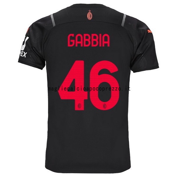 NO.46 Gabbia Terza Maglia AC Milan 2021 2022 Nero