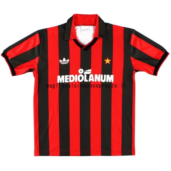 Prima Maglia AC Milan Retro 1991 1992 Rosso