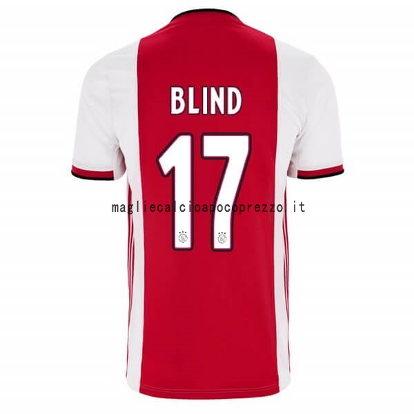 NO.17 Blind Prima Maglia Ajax 2019 2020 Rosso