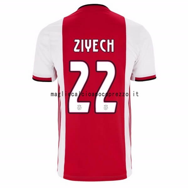 NO.22 Ziyech Prima Maglia Ajax 2019 2020 Rosso