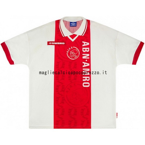 Prima Maglia Ajax Rétro 1998 1999 Rosso Bianco