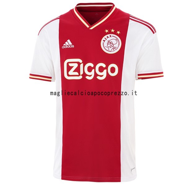 Thailandia Prima Maglia Ajax 2022 2023 Rosso Bianco