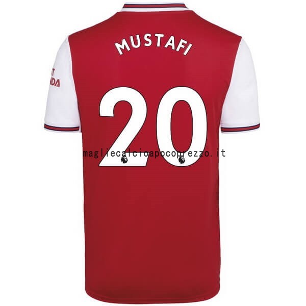 NO.20 Mustafi Prima Maglia Arsenal 2019 2020 Rosso