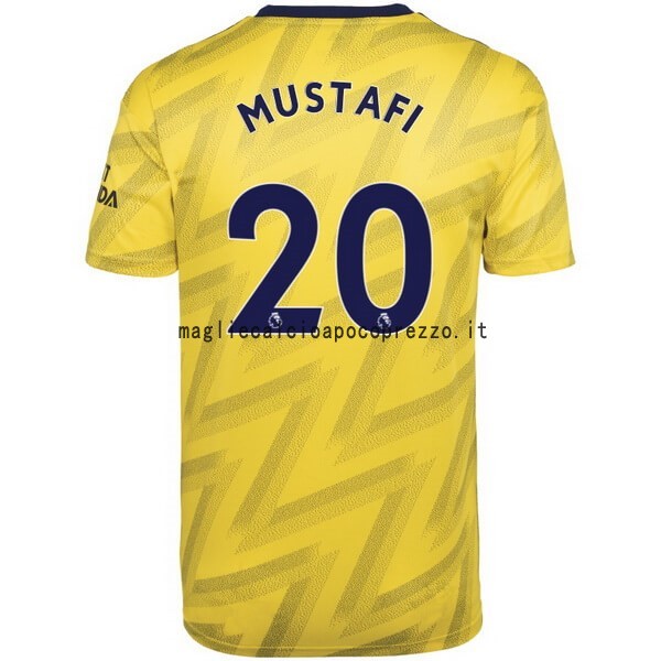 NO.20 Mustafi Seconda Maglia Arsenal 2019 2020 Giallo