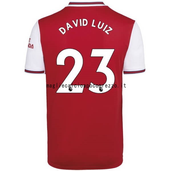 NO.23 David Luiz Prima Maglia Arsenal 2019 2020 Rosso
