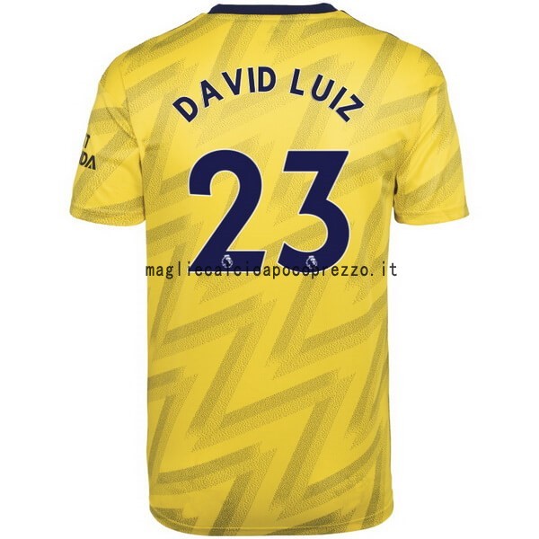 NO.23 David Luiz Seconda Maglia Arsenal 2019 2020 Giallo
