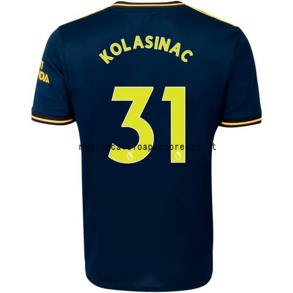 NO.31 Kolasinac Terza Maglia Arsenal 2019 2020 Blu