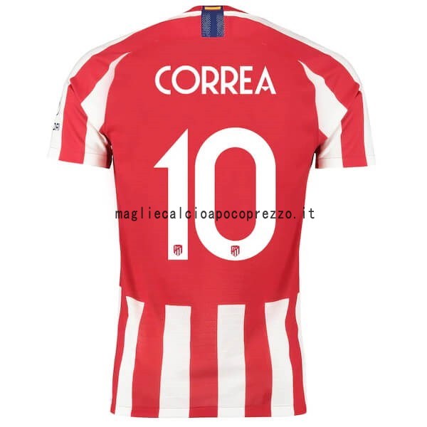 NO.10 Correa Prima Maglia Atlético Madrid 2019 2020 Rosso