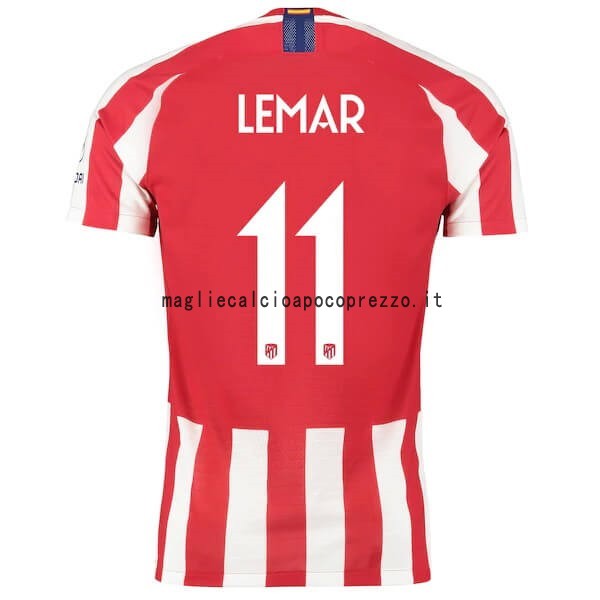 NO.11 Lemar Prima Maglia Atlético Madrid 2019 2020 Rosso