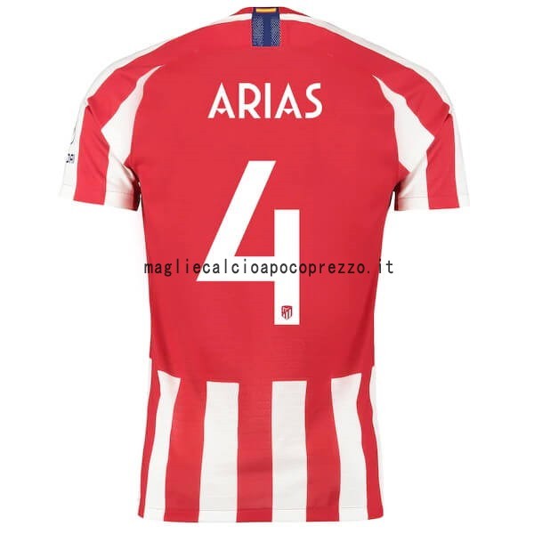 NO.4 Arias Prima Maglia Atlético Madrid 2019 2020 Rosso