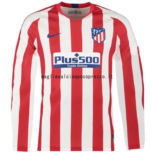 Prima Manica lunga Atlético Madrid 2019 2020 Rosso