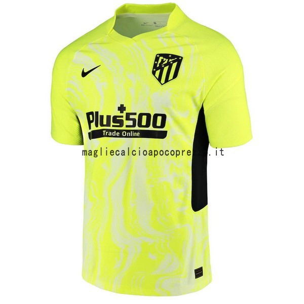 Terza Maglia Atlético Madrid 2020 2021 Verde Fluorescente