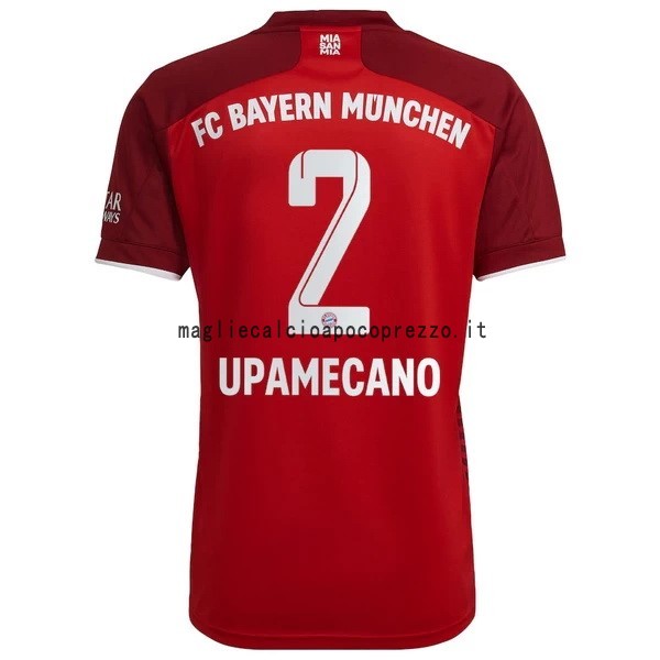 NO.2 Upamecano Prima Maglia Bayern München 2021 2022 Rosso