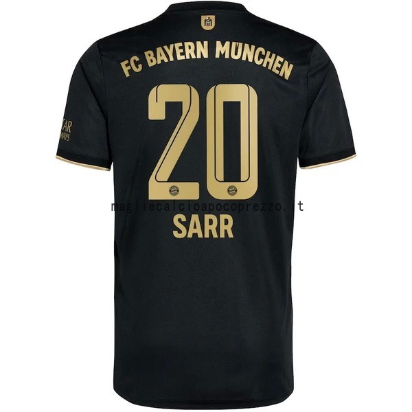 NO.20 Sarr Seconda Maglia Bayern München 2021 2022 Nero