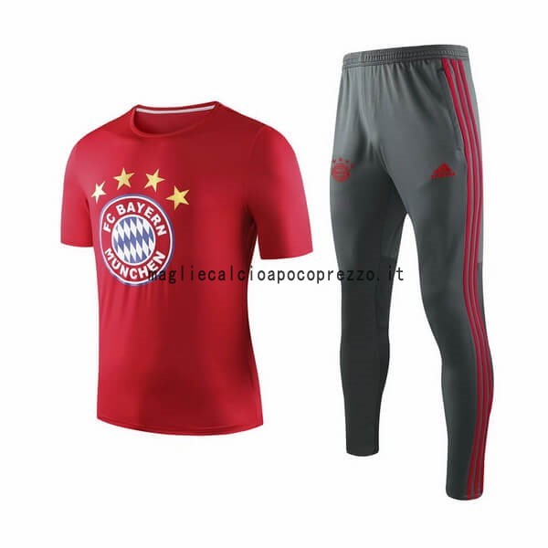 Formazione Set Completo Bayern München 2019 2020 Rosso Grigio