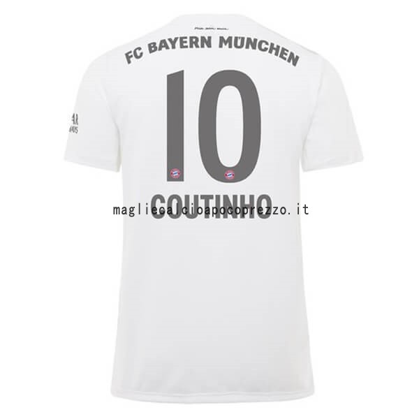 NO.10 Coutinho Seconda Maglia Bayern München 2019 2020 Bianco