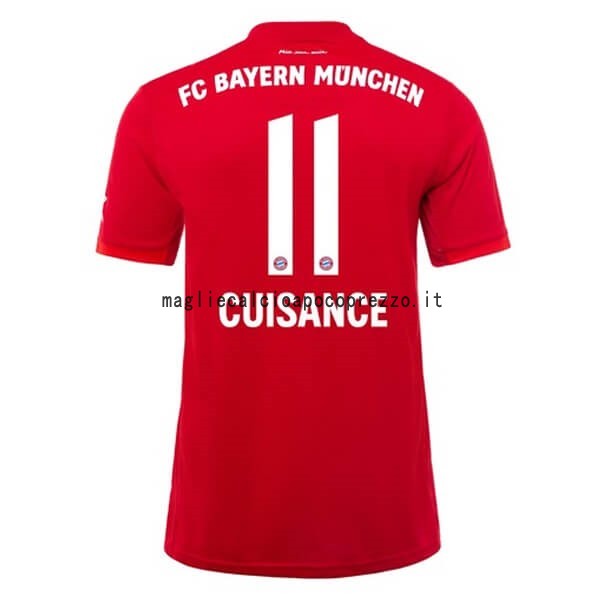 NO.11 Cuisance Prima Maglia Bayern München 2019 2020 Rosso