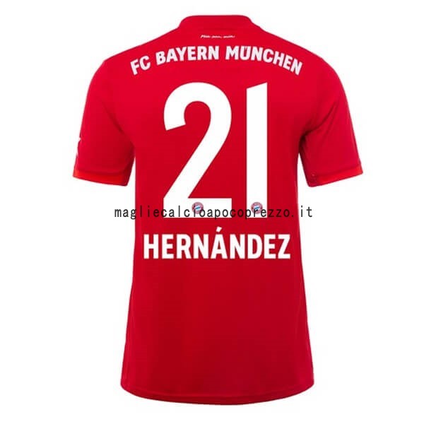 NO.21 Hernández Prima Maglia Bayern München 2019 2020 Rosso