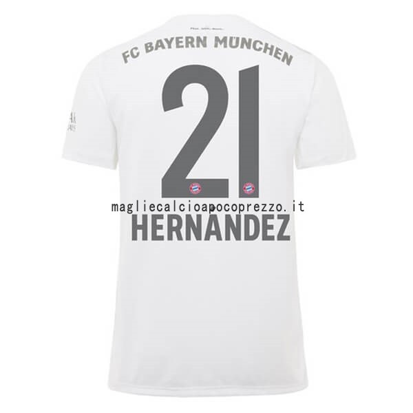 NO.21 Hernández Seconda Maglia Bayern München 2019 2020 Bianco