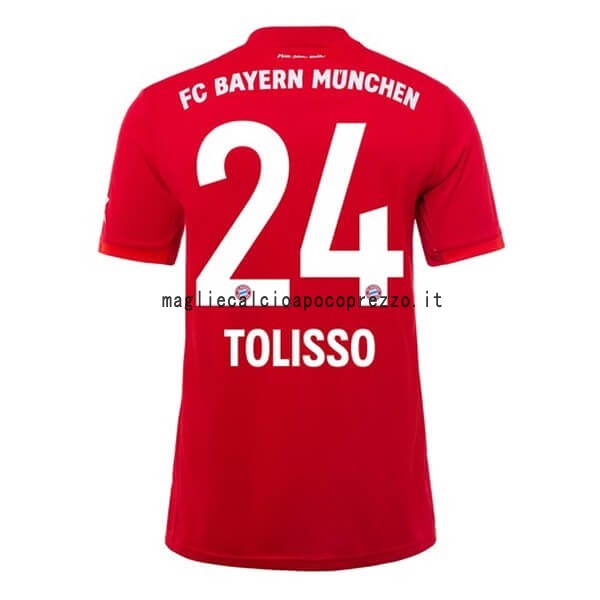 NO.24 Tolisso Prima Maglia Bayern München 2019 2020 Rosso