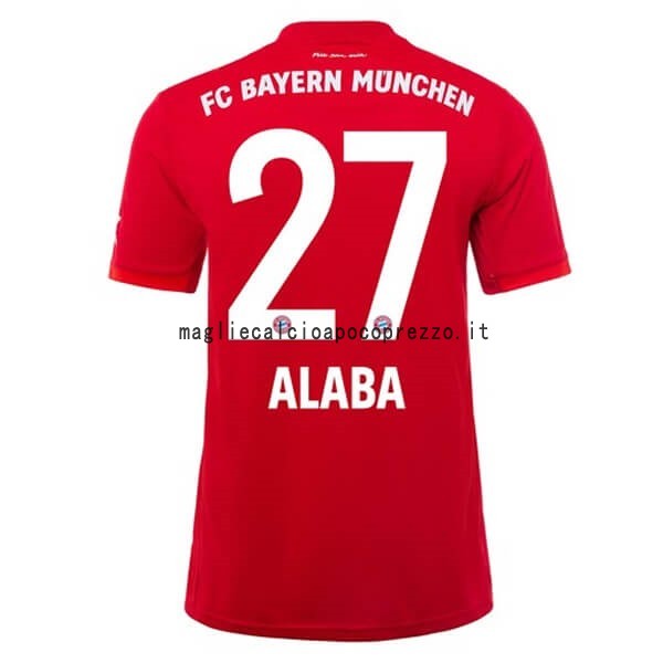 NO.27 Alaba Prima Maglia Bayern München 2019 2020 Rosso