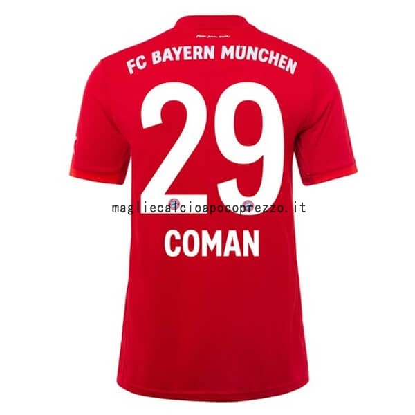 NO.29 Coman Prima Maglia Bayern München 2019 2020 Rosso