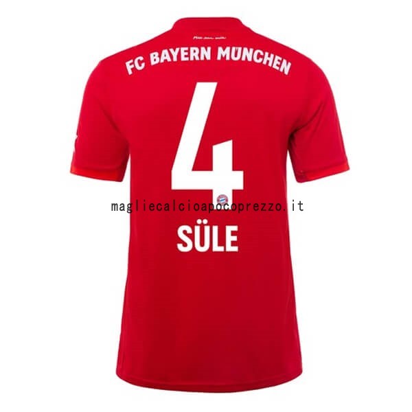 NO.4 Sule Prima Maglia Bayern München 2019 2020 Rosso