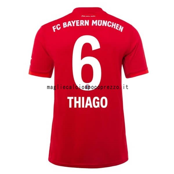 NO.6 Thiago Prima Maglia Bayern München 2019 2020 Rosso