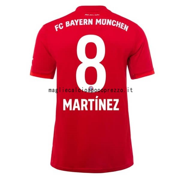 NO.8 Martinez Prima Maglia Bayern München 2019 2020 Rosso