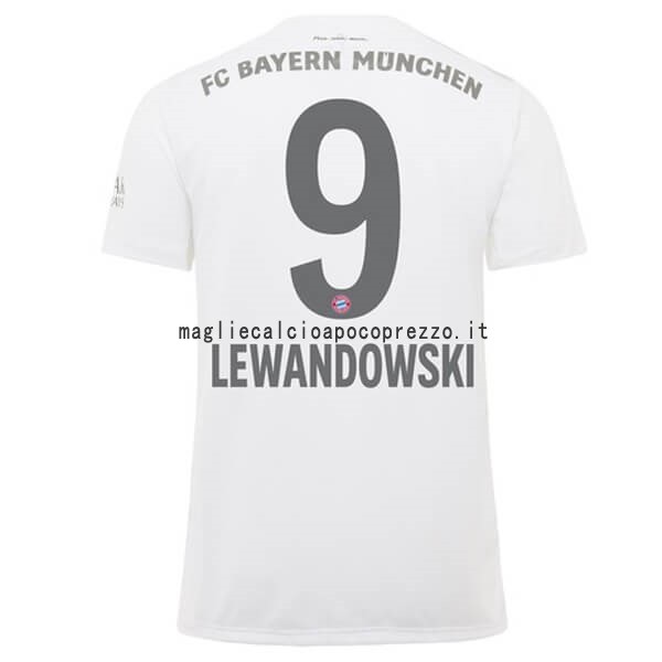 NO.9 Lewandowski Seconda Maglia Bayern München 2019 2020 Bianco