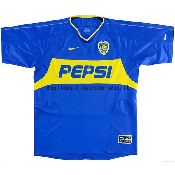 Prima Maglia Boca Juniors Retro 2003 2004 Blu