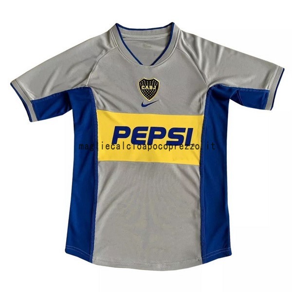 Seconda Maglia Boca Juniors Rétro 2002 Grigio