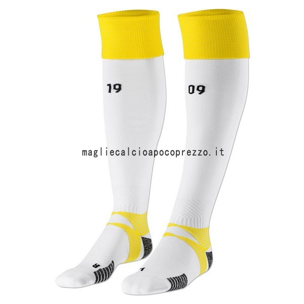 Terza Calzettoni Bambino Borussia Dortmund 2020 2021 Bianco