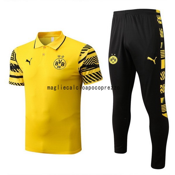 Set Completo Polo Borussia Dortmund 2022 2023 Giallo Nero